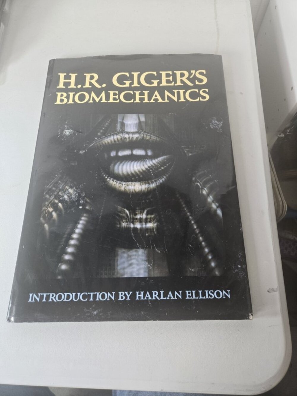 H.R. Giger's Biomechanics 1992 Morpheus Printed in Japan Hardcover DJ Alien Art